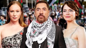 Hannah Einbinder, Javier Bardem and Emma Stone, among others, pledged to boycott Israeli film institutions, deepening division in Hollywood over the war in Gaza. (Christopher Smith/TheWrap)