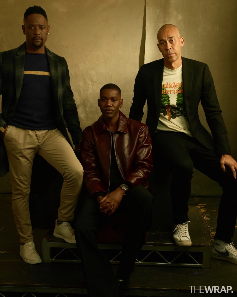 Blair Underwood, Ashton James, actors and Hubert Davis, director, “Young Blood”