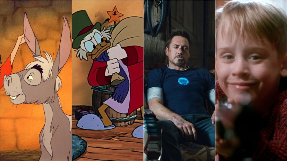 Disney Plus Christmas Collage