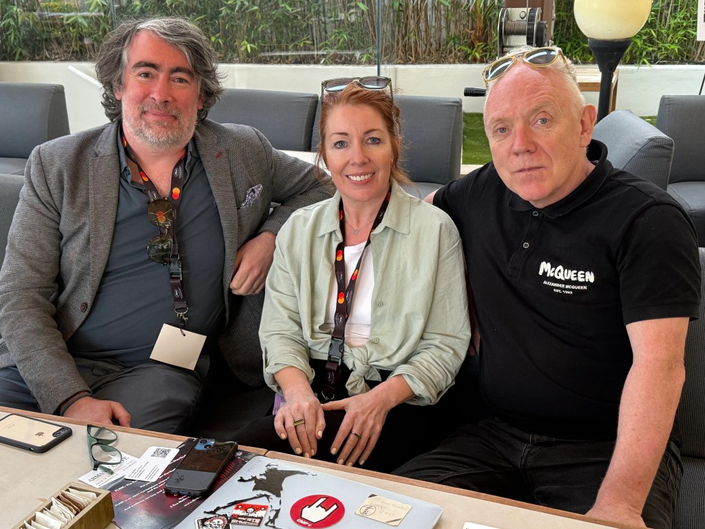 Flink founders Richie Smyth and Kevin Omeallan with Chief Content Officer Lisa McLaughlin