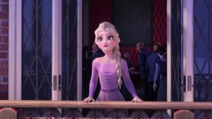 Elsa (voiced by Idina Menzel) in "Frozen II"