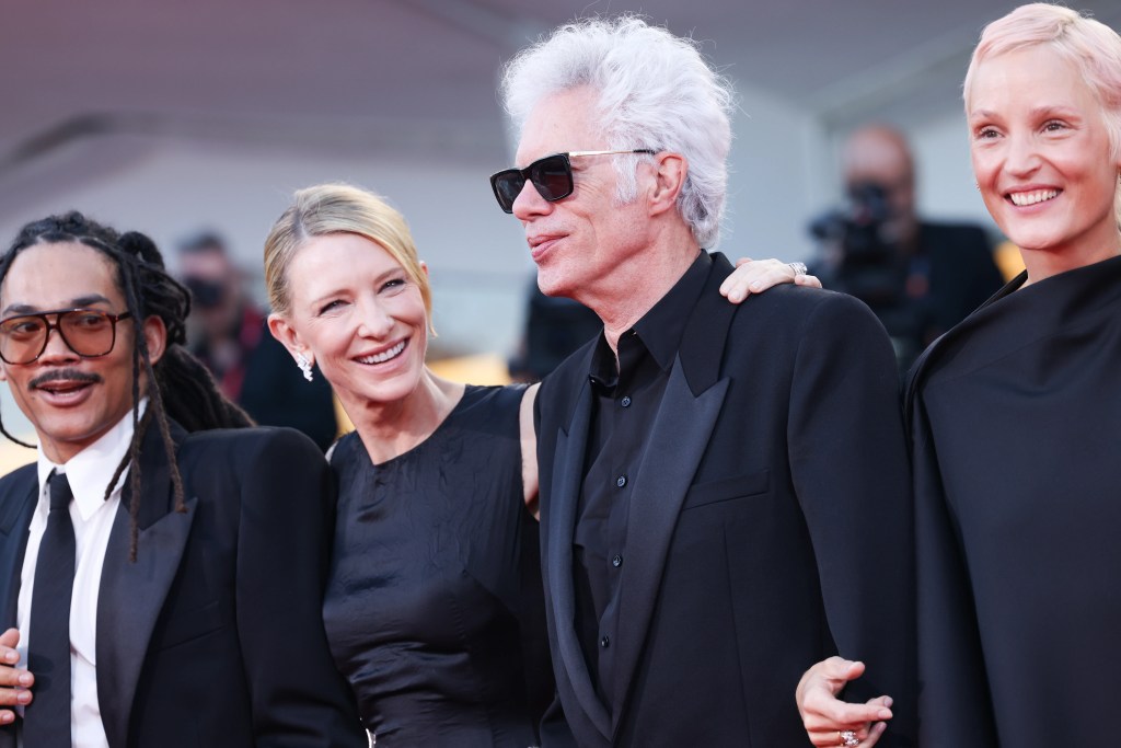 Vicky Krieps, Jim Jarmusch, Cate Blanchett and Luka Sabbat