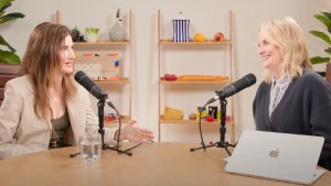 Kathryn Hahn and Amy Poehler on "Good Hang with Amy Poehler" (YouTube)