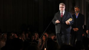 Guillermo del Toro and Oscar Isaac at TIFF 2025