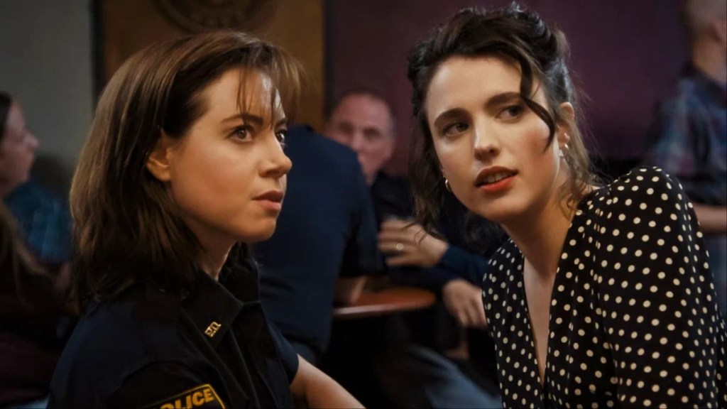 Aubrey Plaza and Margaret Qualley
