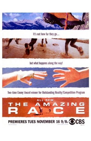 The Amazing Race TV series 2001 poster.