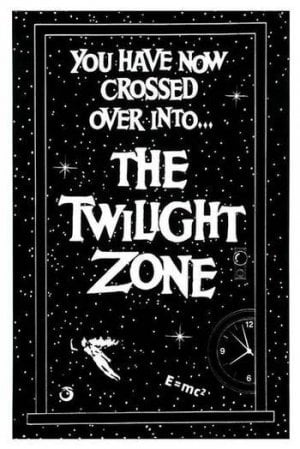 The Twilight Zone TV series 1959 poster.