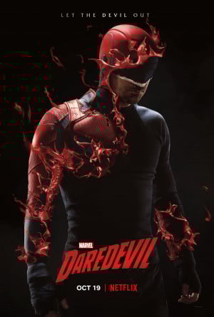 Marvel's Daredevil TV series 2015 poster.