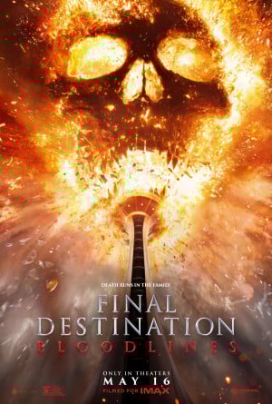 Final Destination Bloodlines movie 2025 poster.