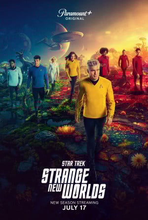 Star Trek: Strange New Worlds TV series 2022 poster.