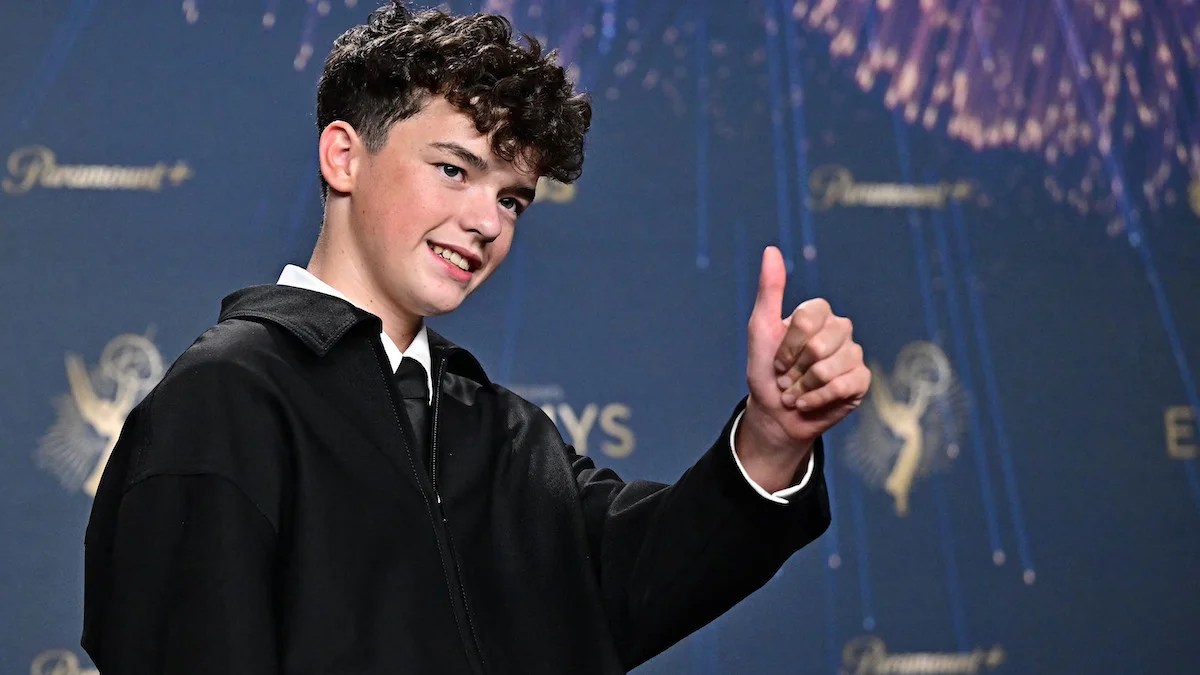 Owen Cooper at the 77th Primetime Emmy Awards (Credit: Frederic J. Brown/AFP via Getty Images)