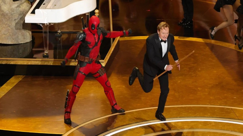 Conan O'Brien on stage at the 97th Academy Awards (Getty Images)
