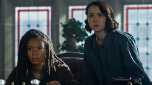 Jaz Sinclair as Marie Moreau and London Thor as Jordan Li in "Gen V" Season 1 (Prime Video)