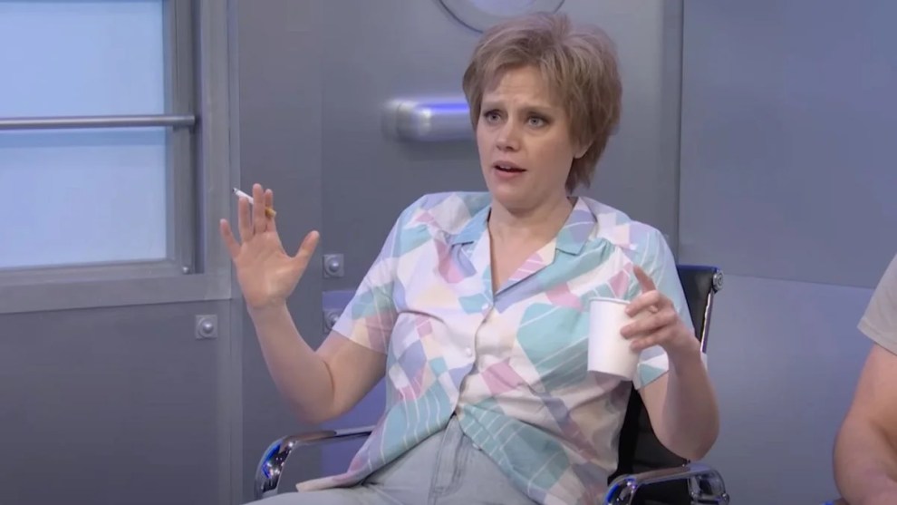Kate McKinnon as Miss Rafferty in "SNL50" (NBC)