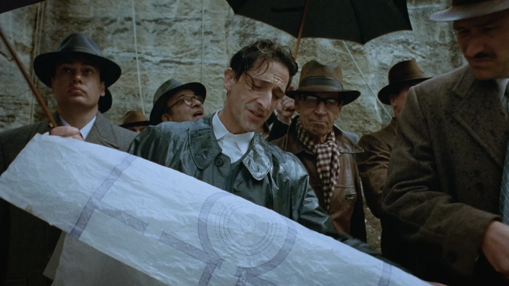 Adrien Brody in "The Brutalist" (A24)