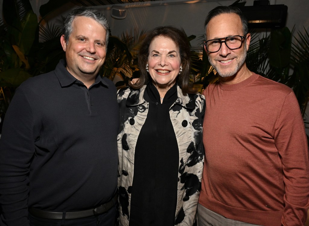 Christian Muirhead, Co-Chairman, WME Group, Sherry Lansing, CEO, The Sherry Lansing Foundation and Richard Weitz, Co-Chairman, WME Group