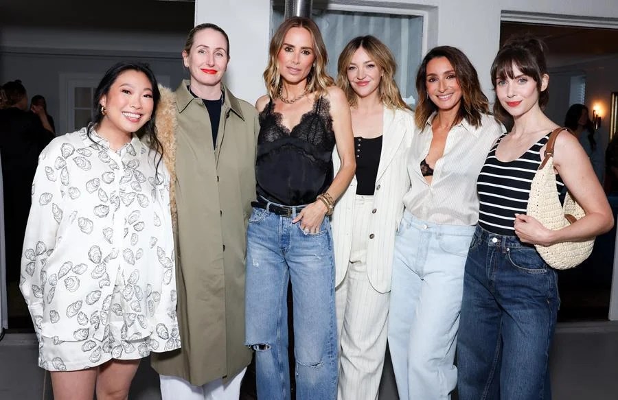 Anine Bing and friends toast her new summer collection at Chateau Marmont