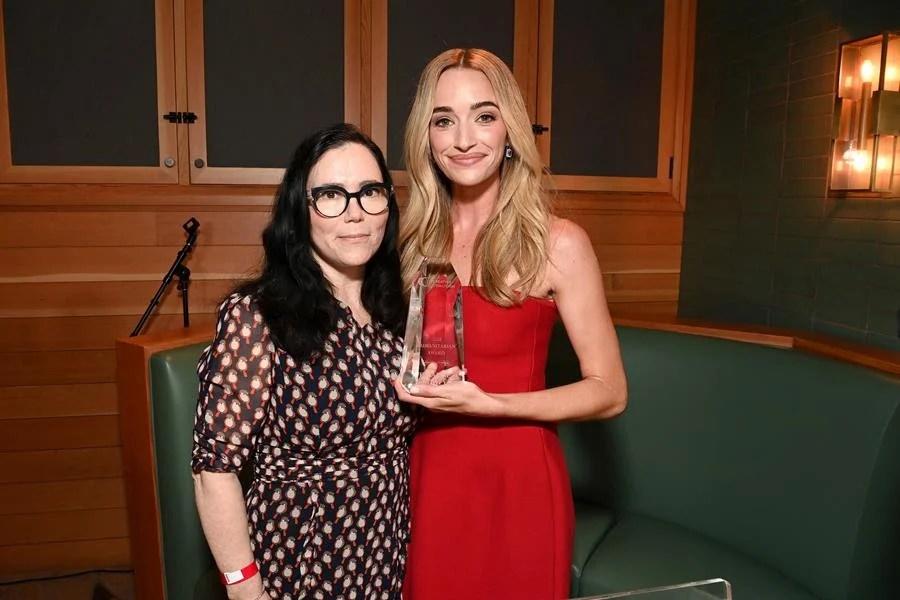(Left to Right) Alex Borstein and Brianne Howey onstage during The Creative Coalition 11th Annual Humanitarian Awards at Craig's Restaurant in West Hollywood. (Jon Kopaloff/Getty Images)