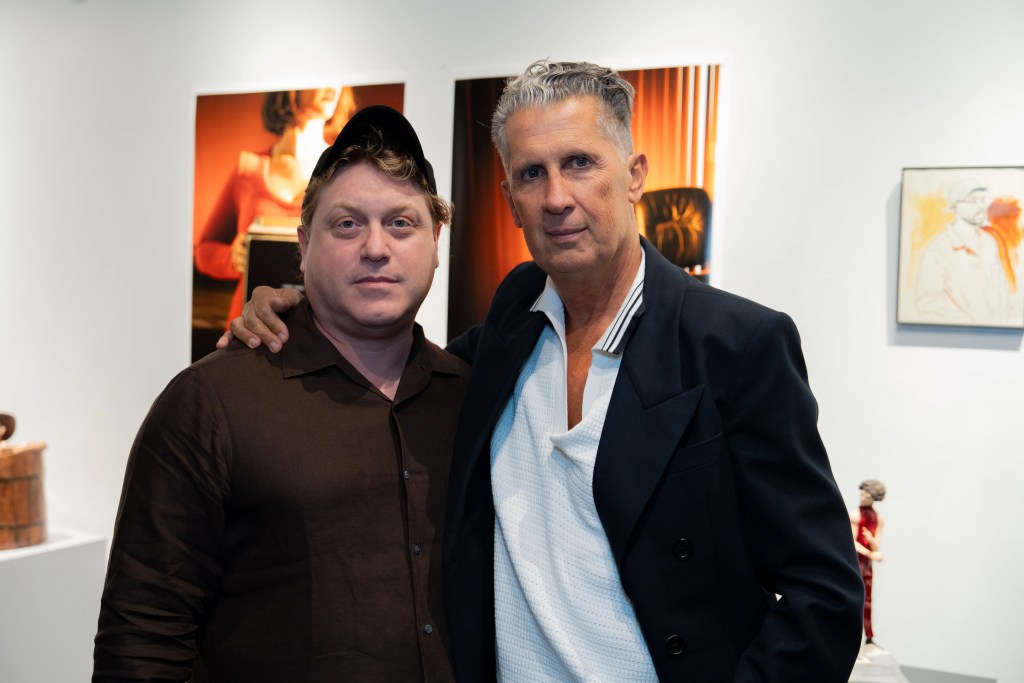 Marco Tomasetta, creative director, Montblanc and  Stefano Tonchi, executive editor, TheWrapBOOK