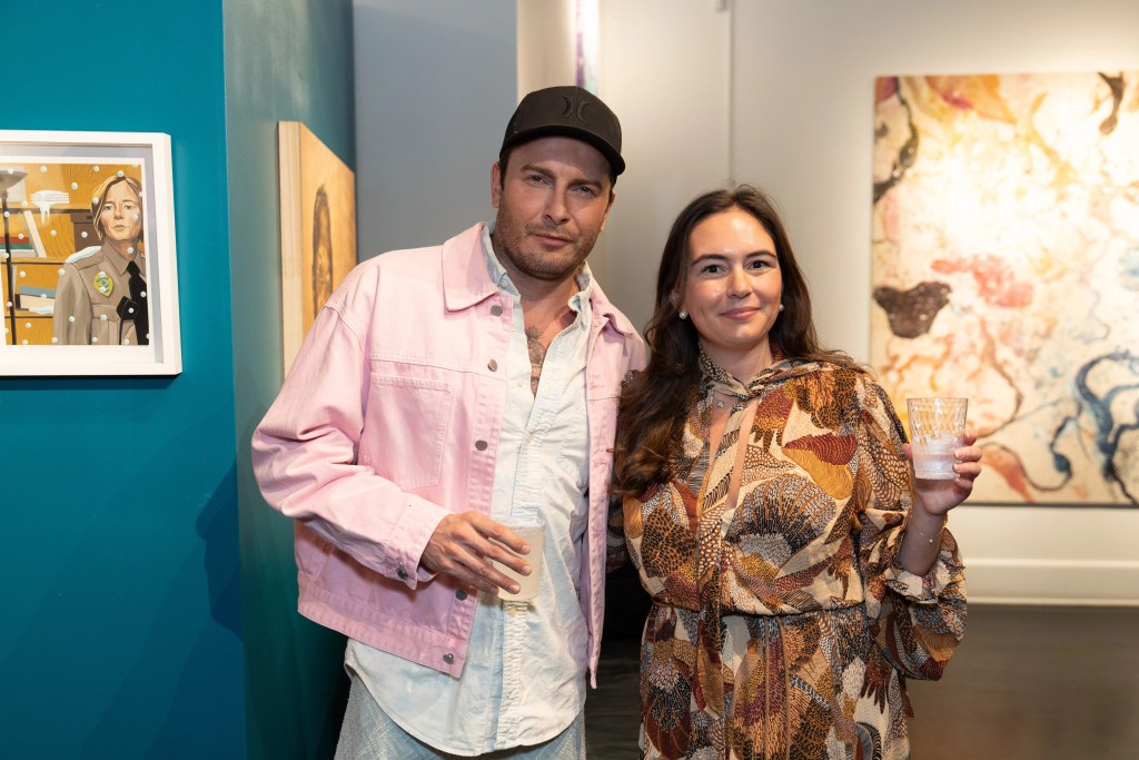 Cameron Moir and Emily Vogel, director of programing, TheWrap 